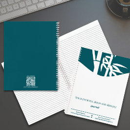 Jouw reis Blauwgroen White Life Coaching Groei Notitieboek