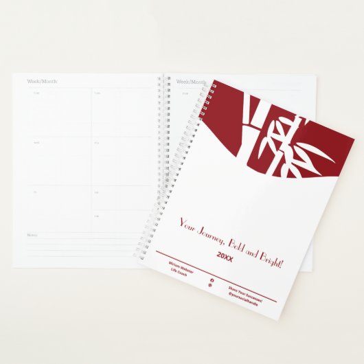 Jouw reis, Bold en Bright Life Coach Wekelijks Planner (Display)