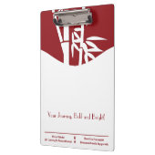 Jouw reis, gewaagde en heldere leven coaching groe klembord (Links)