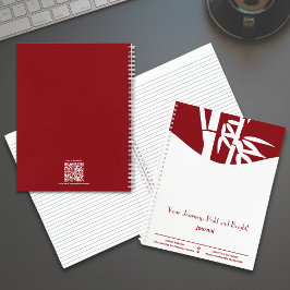 Jouw reis, gewaagde en heldere leven coaching groe notitieboek