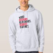 Jouw Religie is een keuze en Wetenschap is een fei Hoodie (Voorkant)