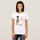 Jouw Risk Badminton Pirate T-shirt (Voorkant volledig)