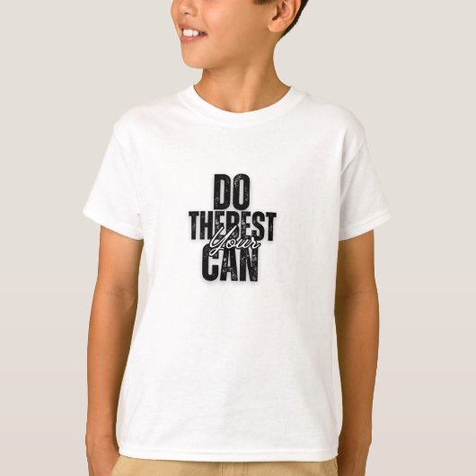 Jouw Script op Zwart T-shirt (Voorkant)