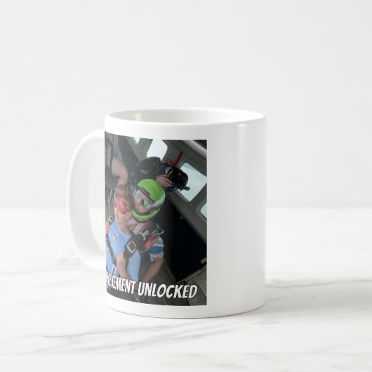 Jouw Skydive! - Koffiemok (Voorkant links)