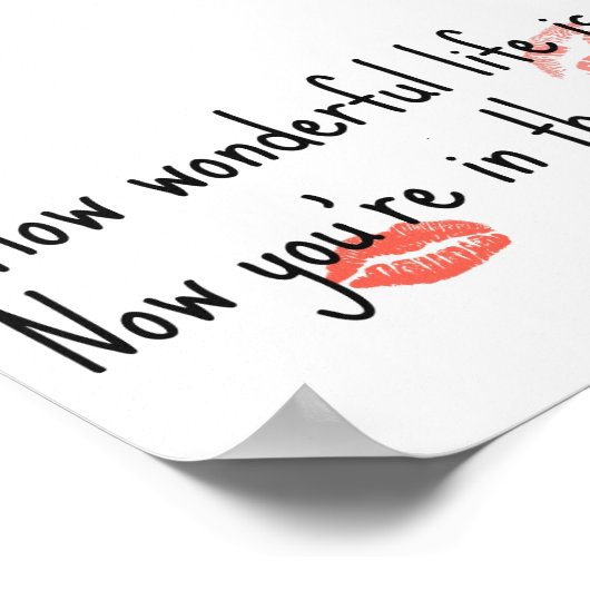 Jouw Song-Elthon John Poster (Hoek)