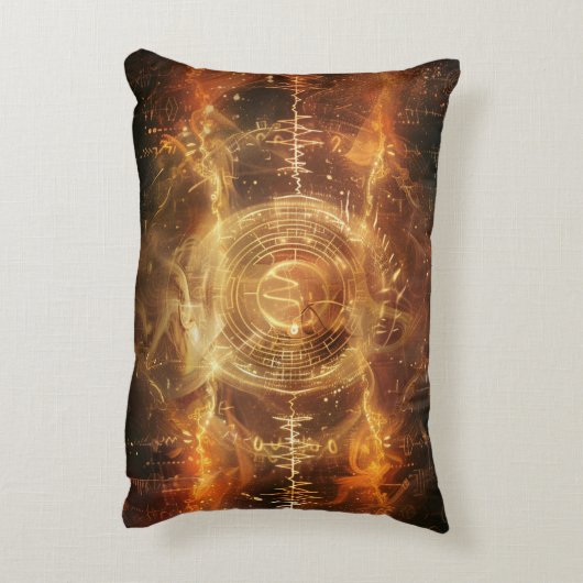 Jouw stem is een Sigil - Mystieke Frequentie Kunst Accent Kussen (Achterkant (Verticaal))