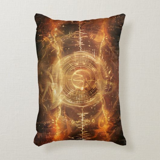 Jouw stem is een Sigil - Mystieke Frequentie Kunst Accent Kussen (Voorkant(Verticaal))