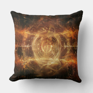 Jouw stem is een Sigil - Mystieke Frequentie Kunst Kussen