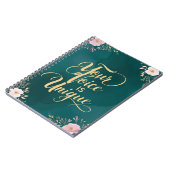 Jouw stem is uniek notitieboek (Linkerzijde)