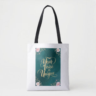 Jouw Stem Is Uniek Tote Bag