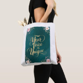 Jouw stem is uniek tote bag (Dichtbij)