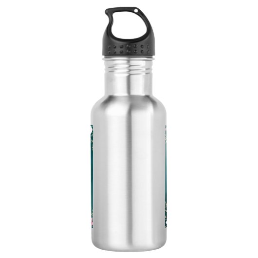 Jouw stem is uniek waterfles  (Achterkant)