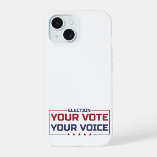 Jouw Stem Jouw Stem gekleurd lettertype iPhone 15 Case