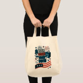 Jouw Stem Jouw Stem Patriottische Verkiezing Tote Bag (Voorkant (product))