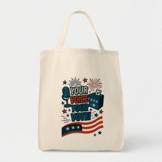 Jouw Stem Jouw Stem Patriottische Verkiezing  Tote Bag