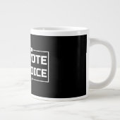 Jouw Stem Jouw Stem wit lettertype Grote Koffiekop (Rechts)