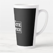 Jouw Stem Jouw Stem wit lettertype Latte Mok (Rechts)