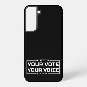 Jouw Stem Jouw Stem wit lettertype Samsung Galaxy Hoesje