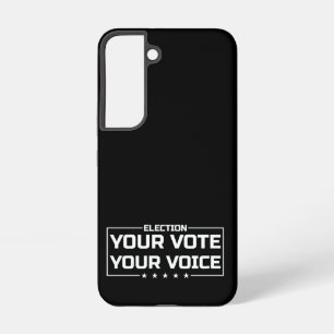 Jouw Stem Jouw Stem wit lettertype Samsung Galaxy Hoesje