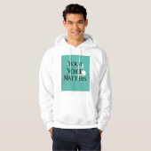 Jouw stem telt 2 hoodie (Voorkant volledig)