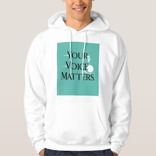 Jouw stem telt 2 hoodie (Voorkant)