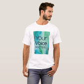 Jouw stem telt mee t-shirt (Voorkant volledig)