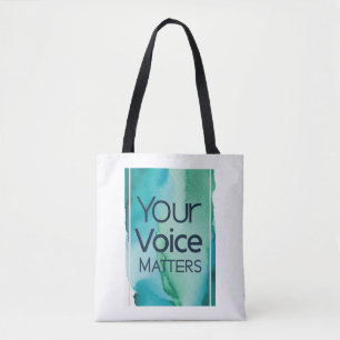 Jouw stem telt mee tote bag
