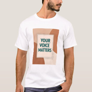 Jouw stem telt optie 3 t-shirt