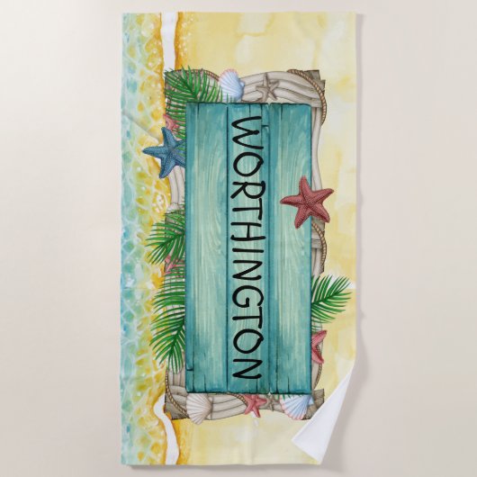 Jouw Strand Strandlaken (Voorkant)