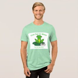 Jouw Stulp of de Mijne - Heren Lichtgroen Tri-Blend Shirt