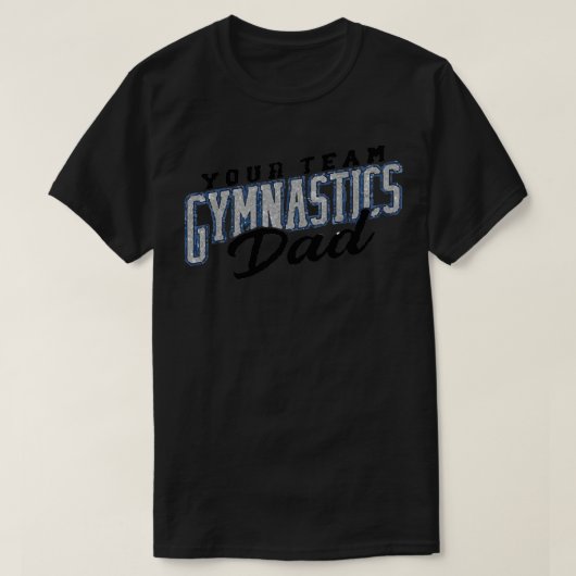 jouw team gymnastiek pa 3 t-shirt (Design voorkant)
