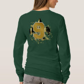 Jouw tekst aanpassen, fleur de lis t-shirt (Achterkant)