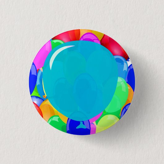Jouw tekst ballonnen toevoegen ronde button 3,2 cm (Voorkant)