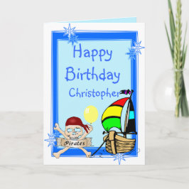 Jouw tekst Birthday toevoegen Kaart