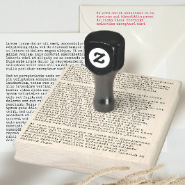 Jouw tekst Custom Giant Rubber Stamp Typewriter Rubberstempel