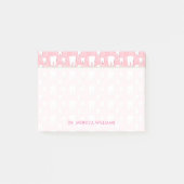 Jouw tekst | Cute Pink Teeth Post-it® Notes (Voorkant)
