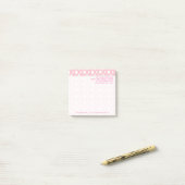 Jouw tekst | Cute Teeth Dental Office Post-it® Notes (Op bureau)