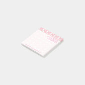 Jouw tekst | Cute Teeth Dental Office Post-it® Notes (Schuin)