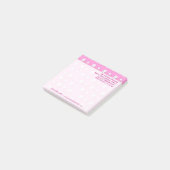 Jouw tekst | Cute Teeth Dental Office Post-it® Notes (Schuin)