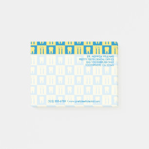 Jouw tekst   Cute Teeth Dental Office Post-it® Notes