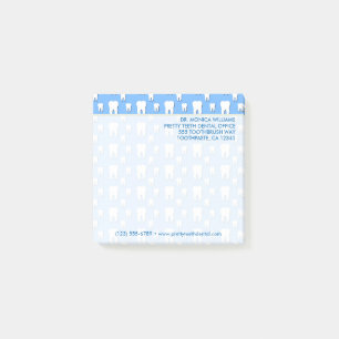 Jouw tekst   Cute Teeth Dental Office Post-it® Notes