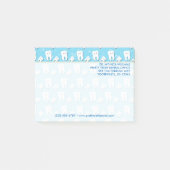 Jouw tekst | Cute Teeth Dental Office Post-it® Notes (Voorkant)