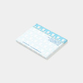 Jouw tekst | Cute Teeth Dental Office Post-it® Notes (Schuin)