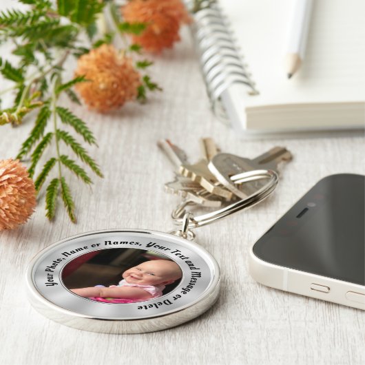 Jouw tekst, de Sleutelhangers van de FOTO, (Zijkant)