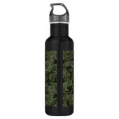 Jouw tekst Digital Camouflage Camo Keep Calm Waterfles (Achterkant)