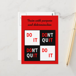 Jouw tekst doe het niet motivatie briefkaart