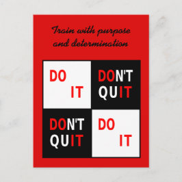 Jouw tekst doe het niet motivatie briefkaart