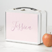 Jouw tekst | Elegant Script & Zacht Blush Roze (In situ)