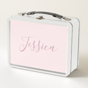 Jouw tekst Elegant Script & Zacht Blush Roze