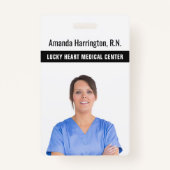 JOUW TEKST- en FOTO-badjes Badge (Voorkant)